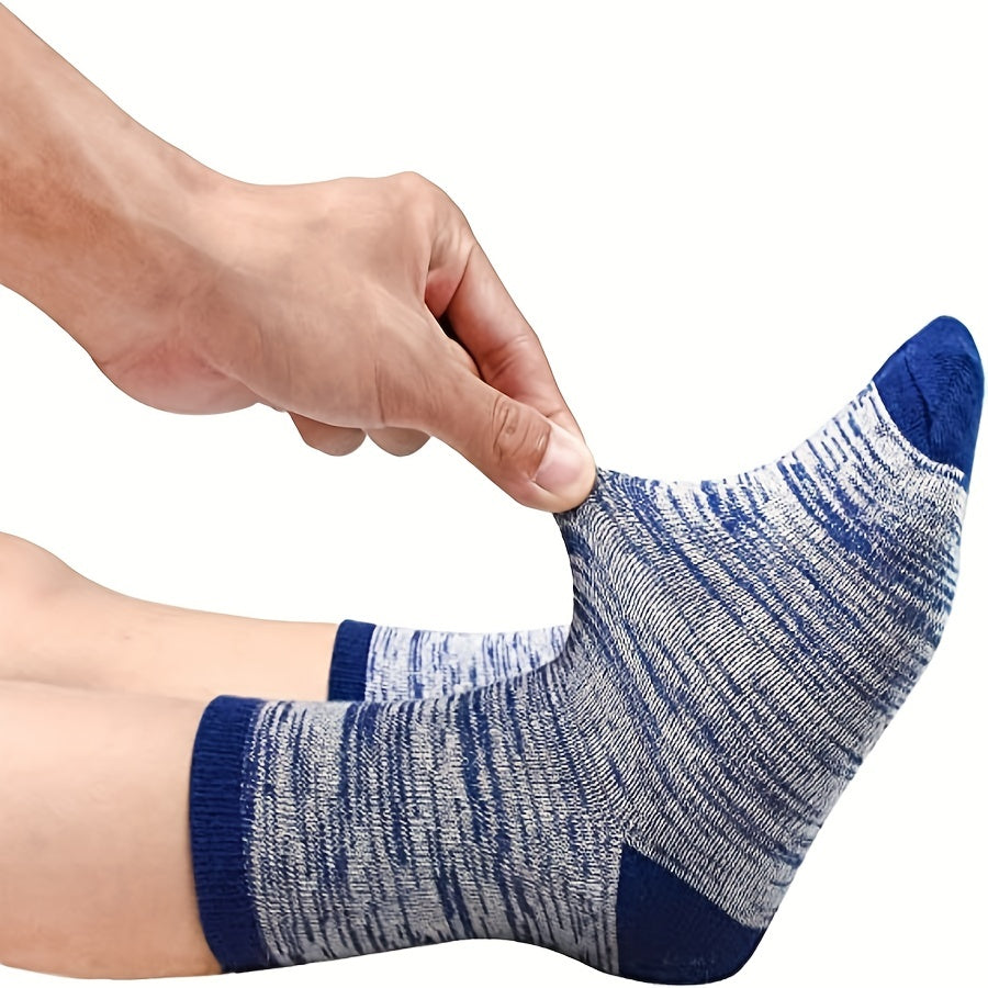 12 Pairs Kids Striped Crew Socks All Seasons Breathable Athletic Socks