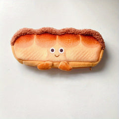 Fun Simulation Bread Pencil Case Cartoon Funny Emojis Storage Bag