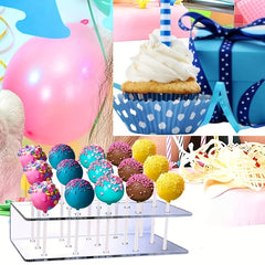 Clear Acrylic Lollipop Display Stand for Events and Parties