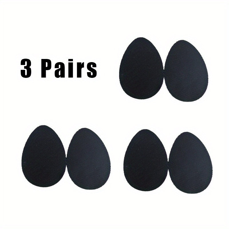 3 Pairs High Heel Anti-Slip Insole Stickers