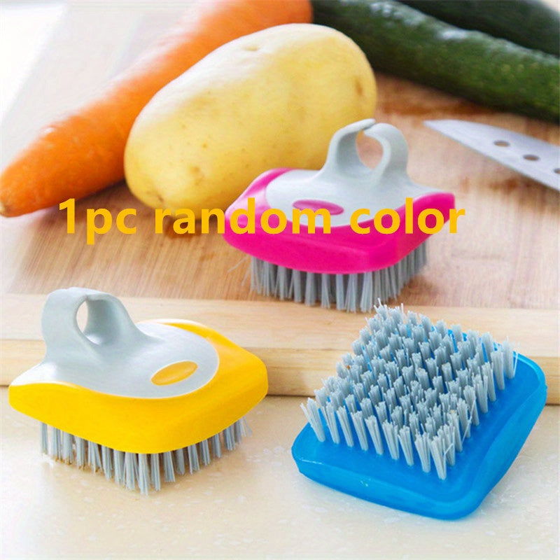Mini Fruit And Vegetable Cleaning Brush Kitchen Veggie Supplies Scrubber