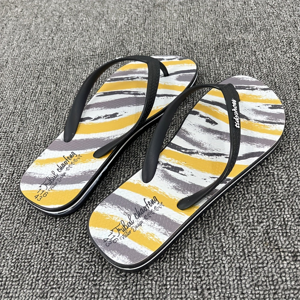 Men's Camo Slip On Flip Flops Outdoor Slippers