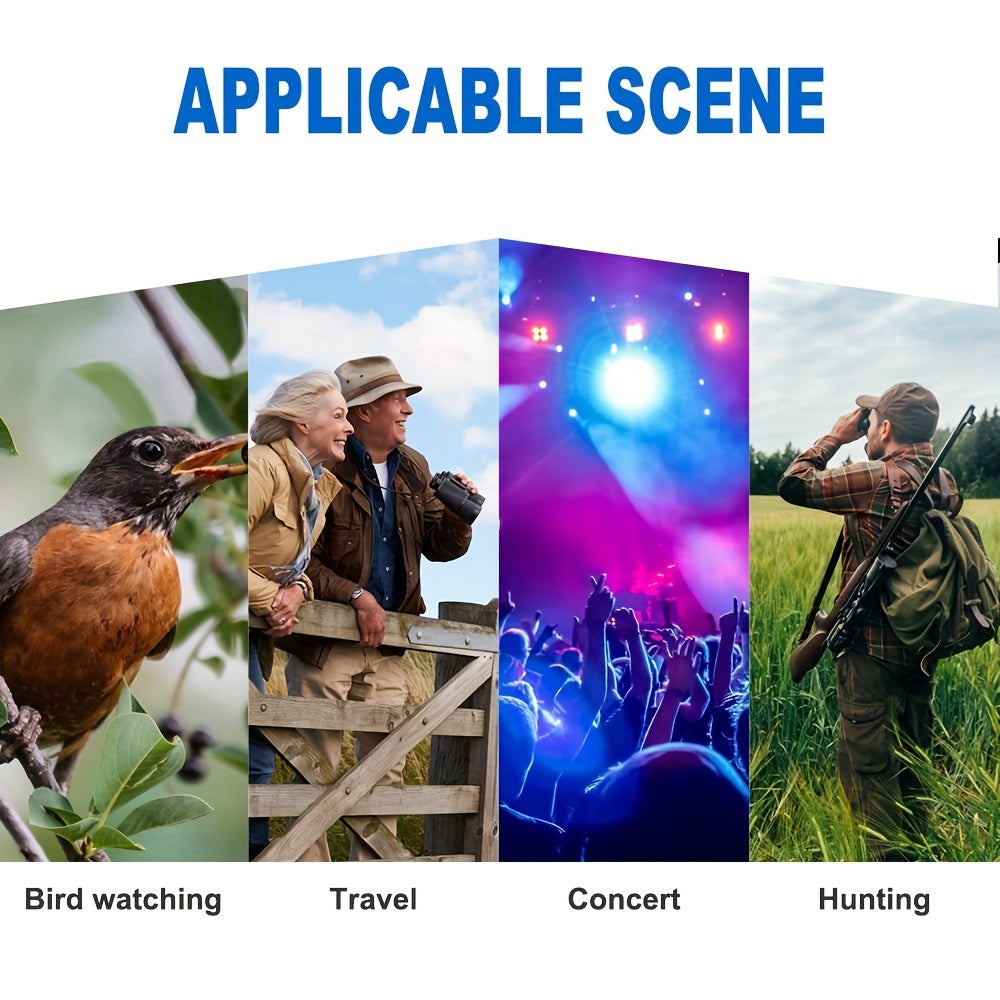 High Power 8x25 Binoculars for Concerts Travel and Outdoor Activities