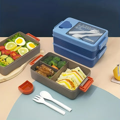 Eco-Friendly BPA-Free Bento Lunch Box Leakproof 2000ml