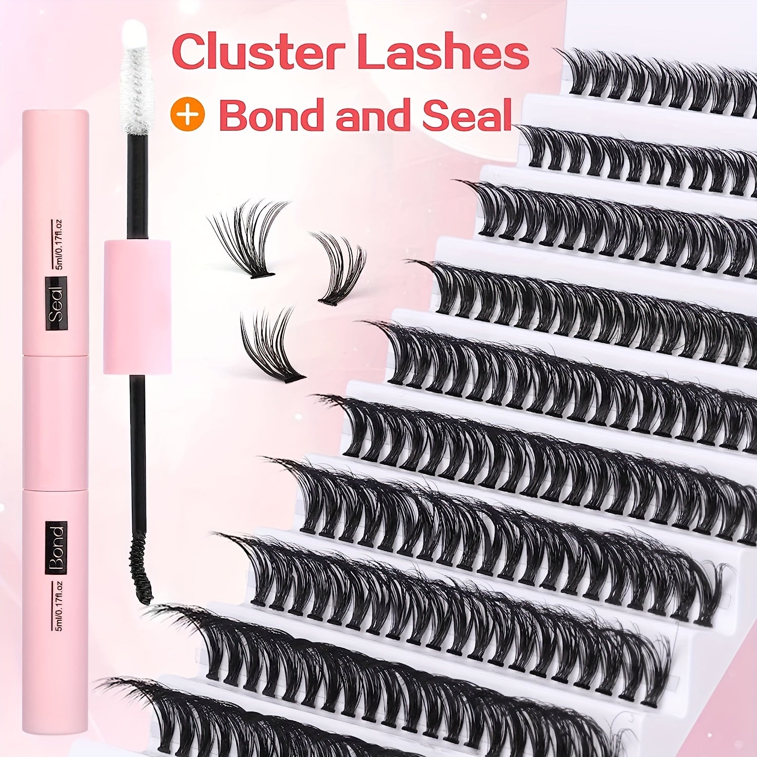 200pcs DIY Lash Extension Kit for Professional Looking Lashes