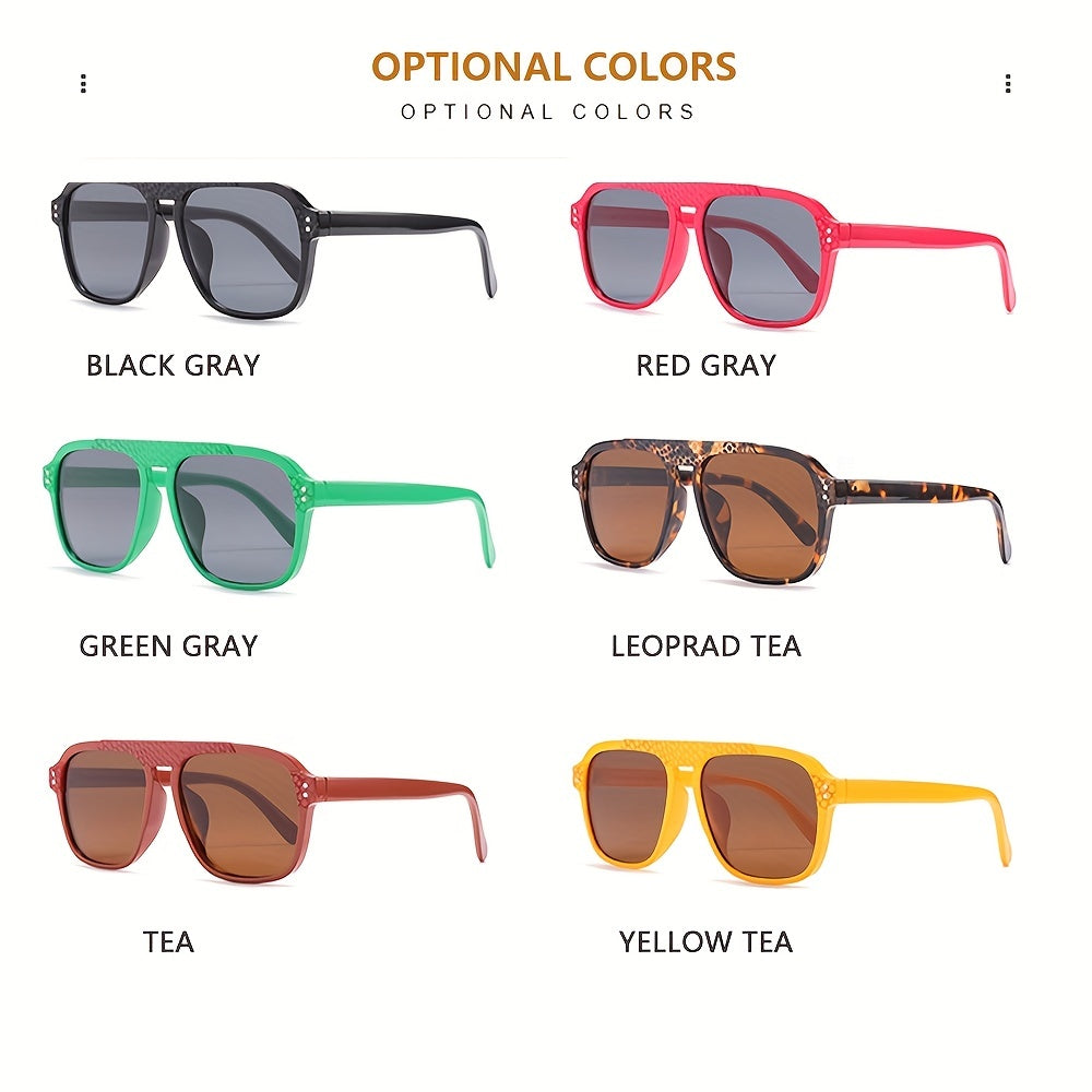 Vintage Aviator Snakeskin Sunglasses for Men, Polarized
