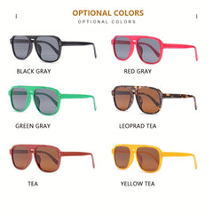 Vintage Aviator Snakeskin Sunglasses for Men, Polarized