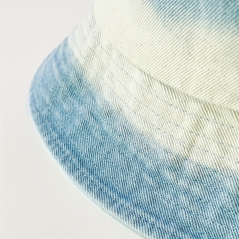Denim Washed Bucket Hats & Gradient Sun Hat