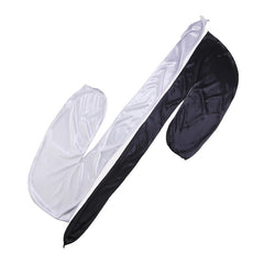 2pcs Silver Silk Bandage Pirate Hat Wrapped Hat Turban Hat Khaki