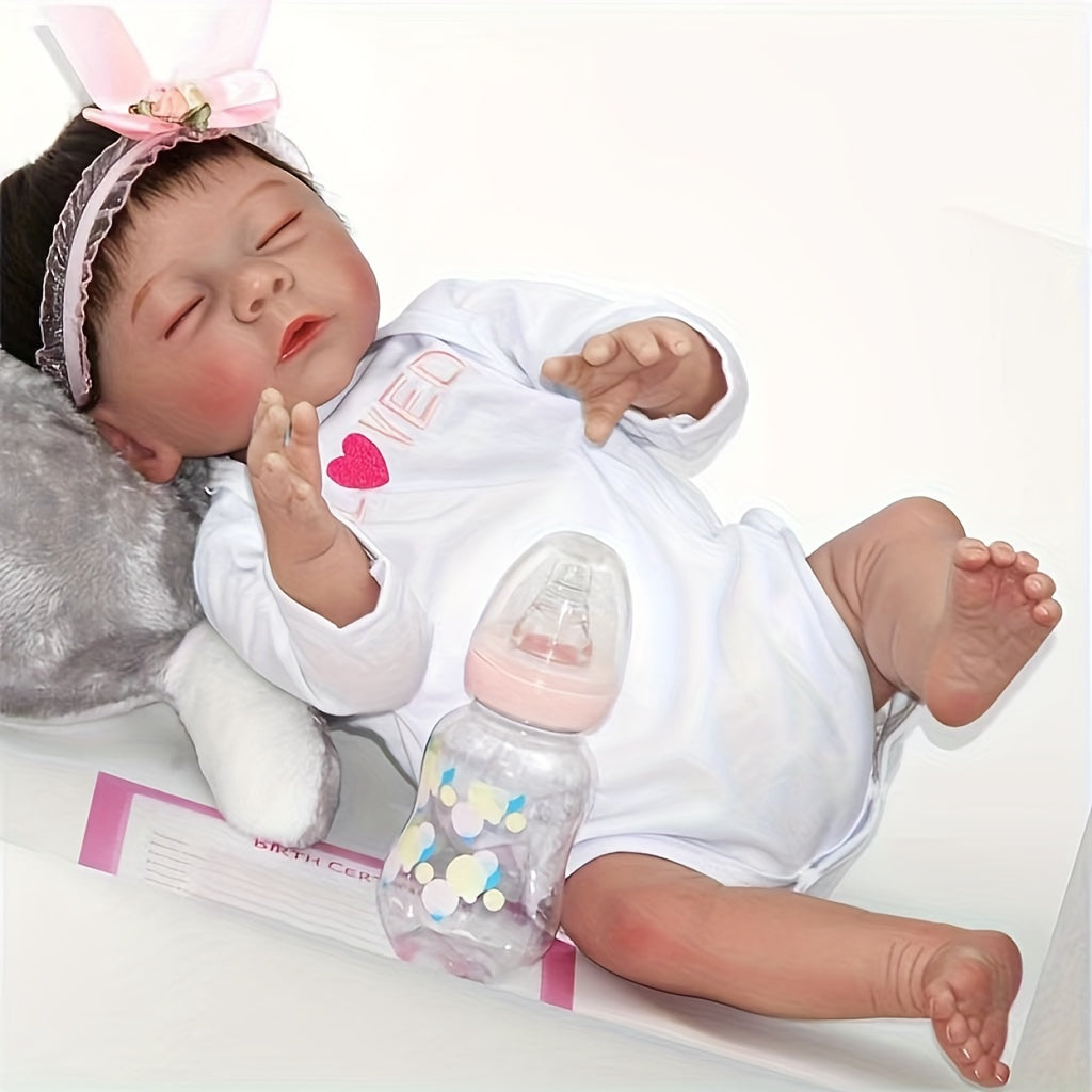 45cm Reborn Doll Soft Vinyl Simulative Painted Dolls