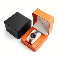 PU Leather Watch Storage Box Gift Packaging