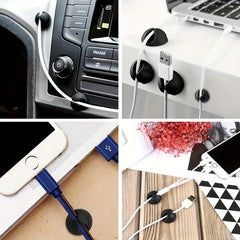 Desktop USB Cable Storage Organizer 5pcs