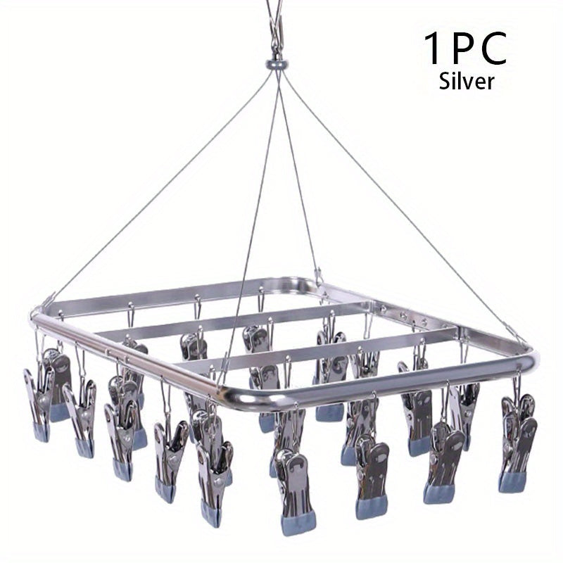 Aluminum Drying Rack Sock Rack Anti-slip Clip Hanger