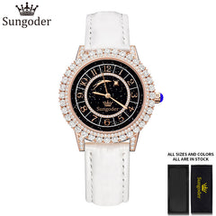 SUNGODER Children Watch Waterproof Stainless Steel Quartz Analog Wristwatch