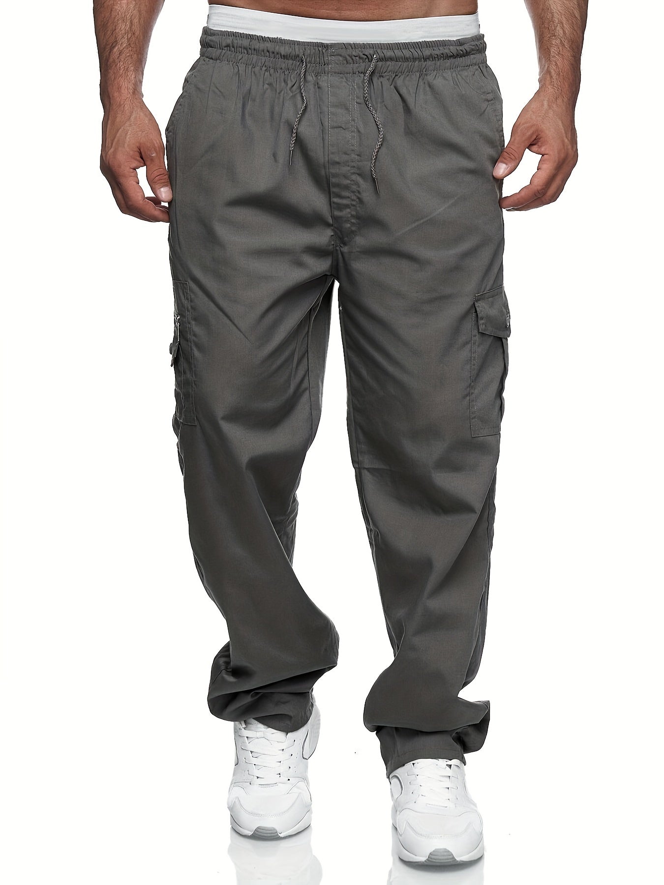 Men's Loose Cargo Jeans With Pocket Men's Outfits