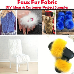 1pc Half Yard Faux Fur 45 X 160 02cm DIY Craft Costume Upholstery