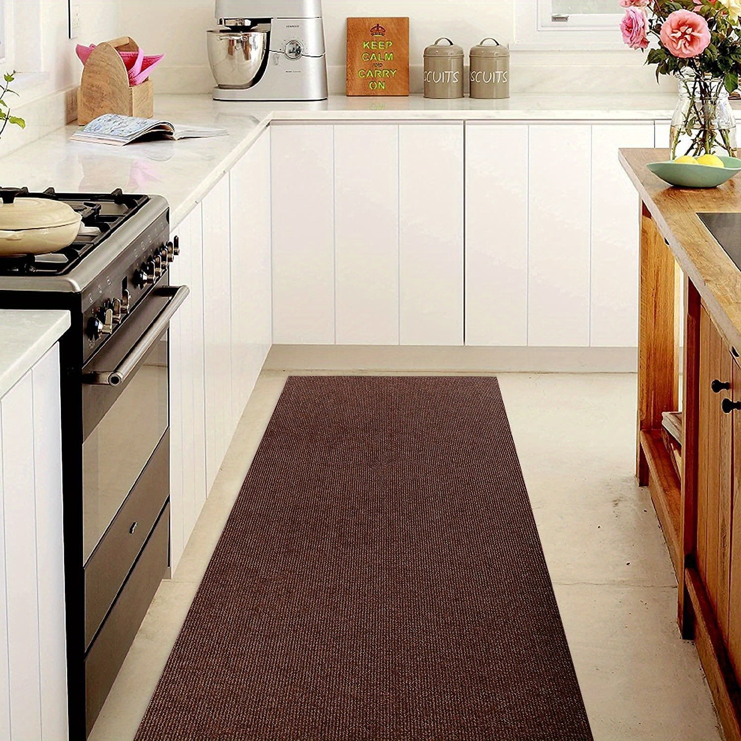 Absorbent Long Floor Runner Non Slip Rug for Hallway