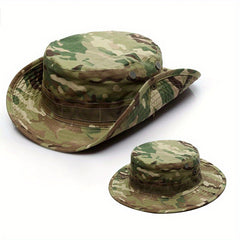 Camouflage Boonie Hat Military Tactical Bucket Hat for Men