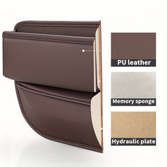 2pcs PU Leather Car Slit Storage Box Car Storage Bag