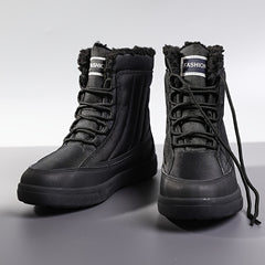 Men's Warm Fleece Thermal High Top Snow Boots