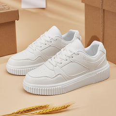 Lace-up Breathable Skate Shoes Women's Low Sneakers