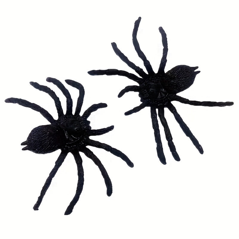 Plastic Artificial Spider Halloween Scary Playing Toy Party Props