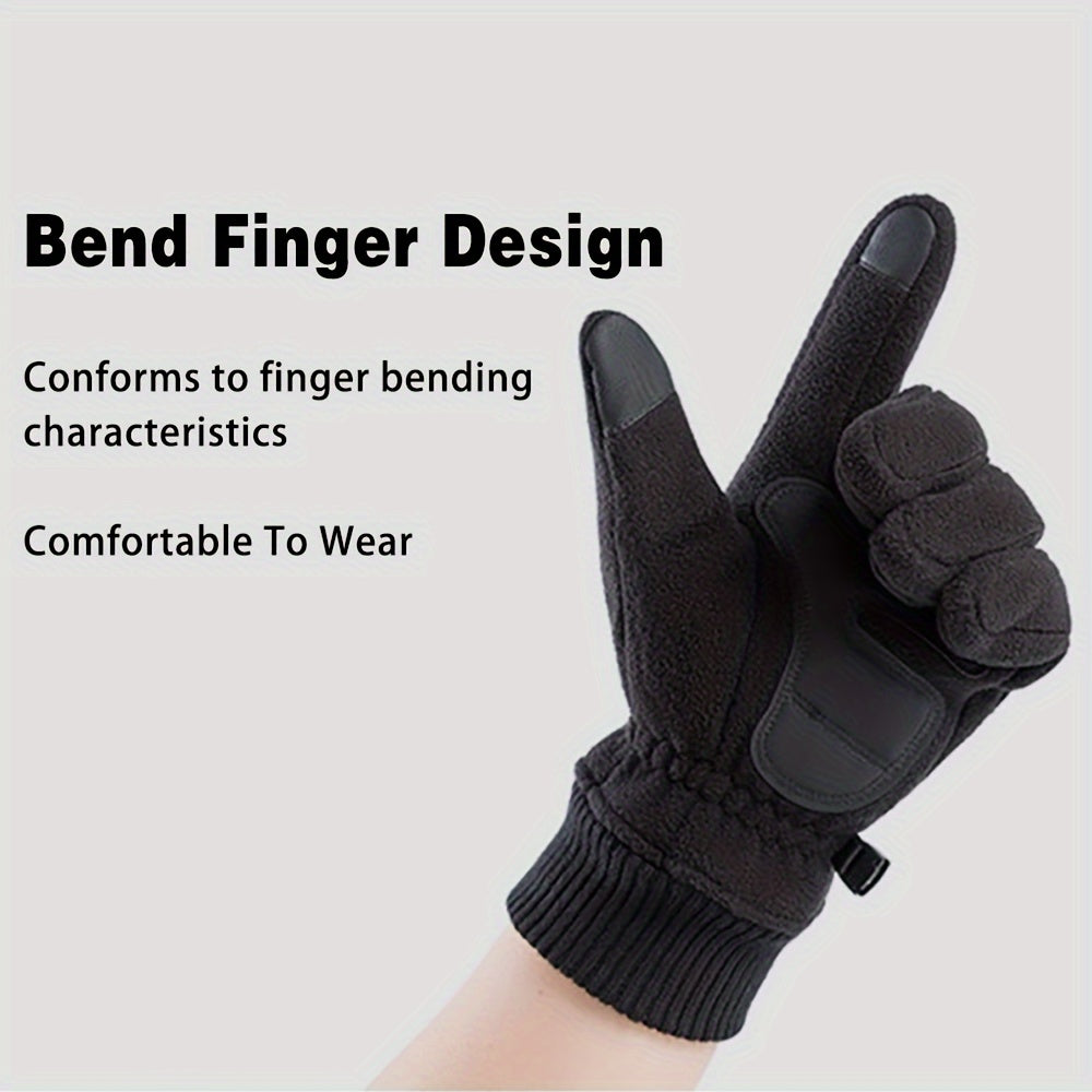 Touch Screen Thermal Knit Winter Gloves for Men and Women