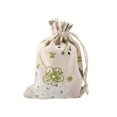 50pcs Polycotton Polyester Cotton Drawstring Bags Jewelry Pouches