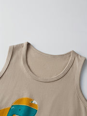 Boys Dino Tank Top & Shorts Set