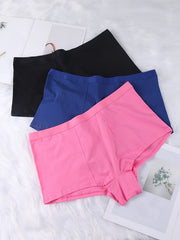 3 Pack Plus Size Boyshorts Underwear Set
