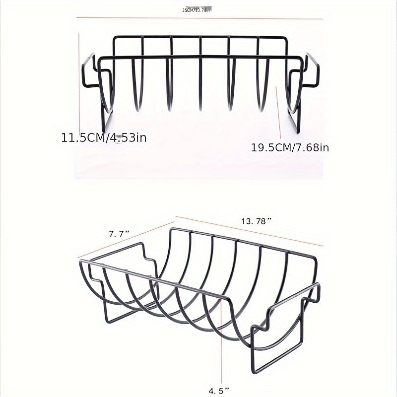 Portable Non-Stick BBQ Rack for Outdoor Cooking