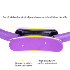 Yoga Pilates Fitness Circle Resistance Ring for Home Gym
