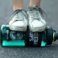 Large Capacity Sports Water Bottle With Straw