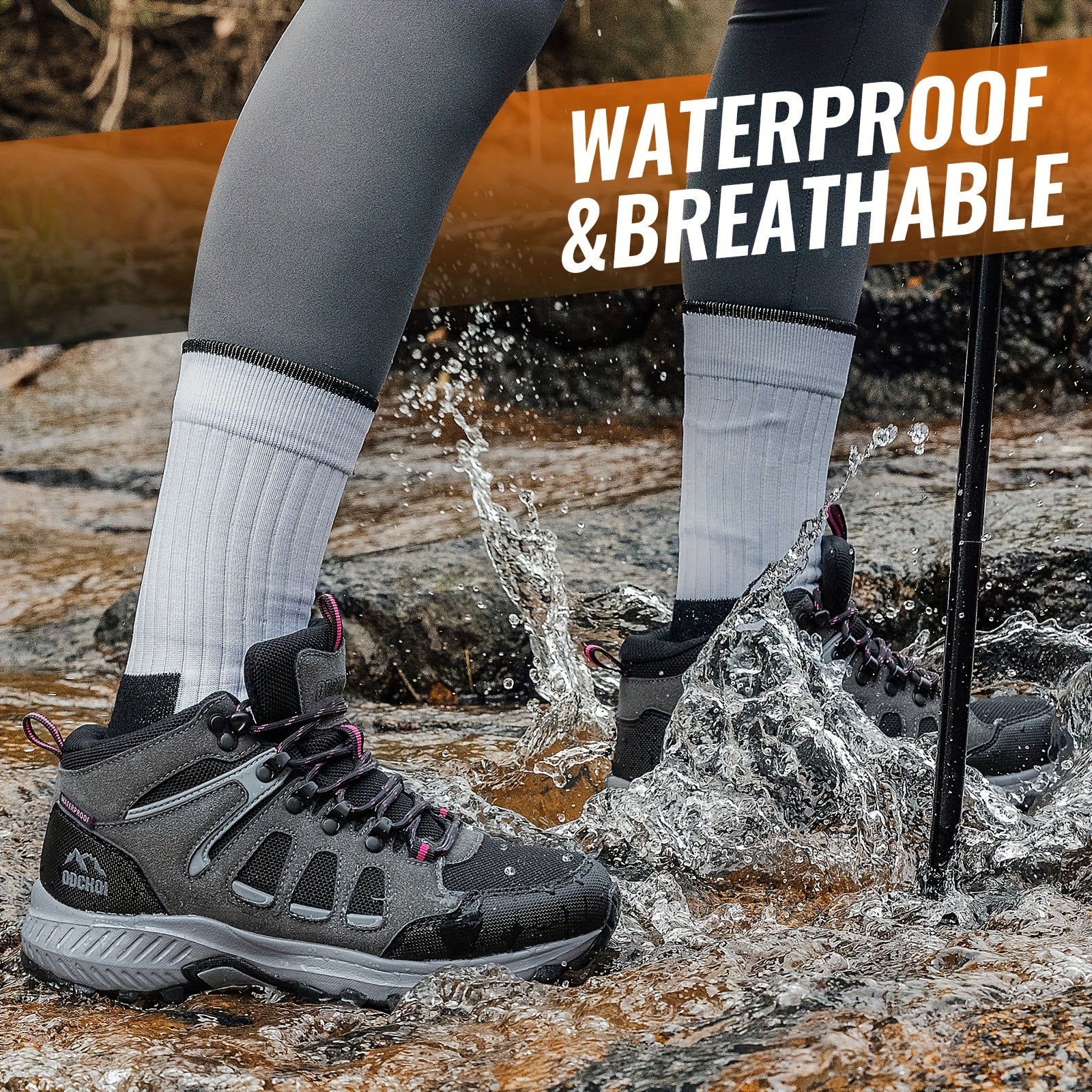 Women's Non-Slip Lightweight Outdoor Work Shoes for Hiking