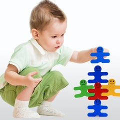 Wooden Balance Villain Blocks Montessori Toys for Toddlers