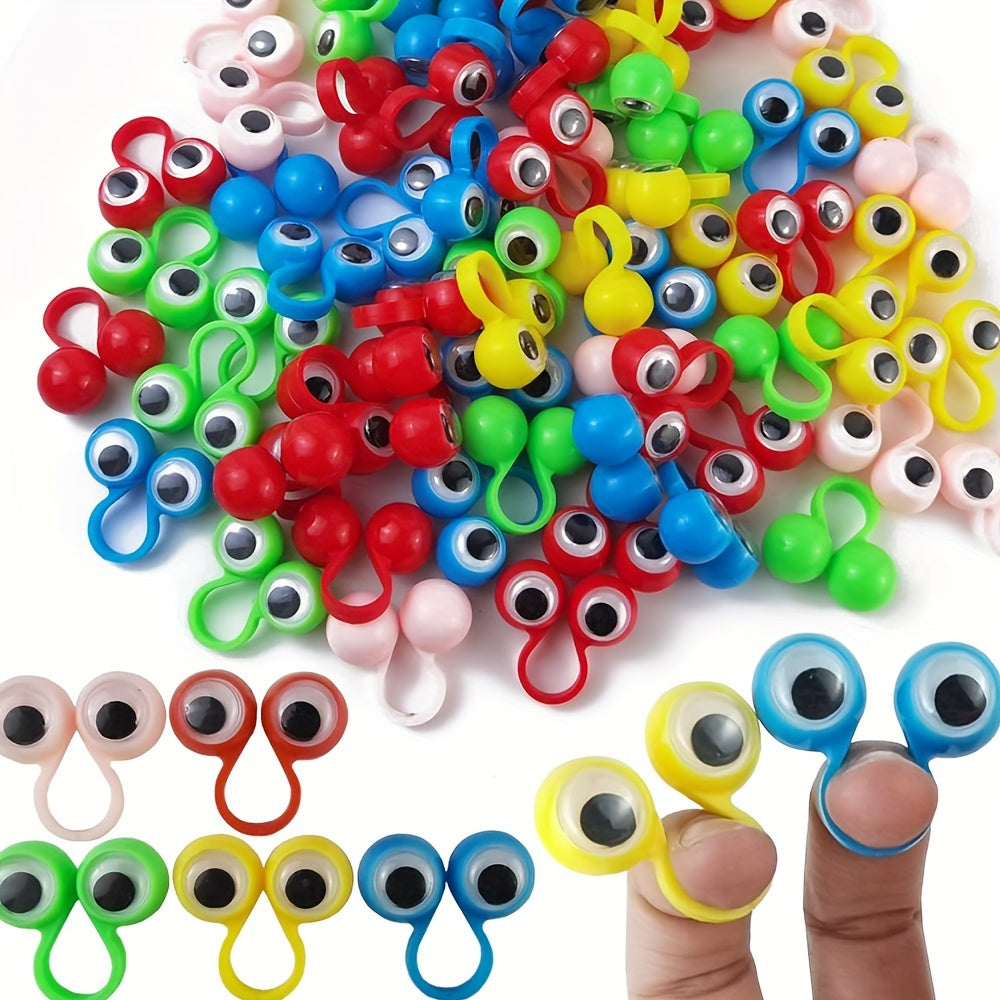 30pcs Eye Finger Puppets Eyeball Ring Party Favor Toys For Kids