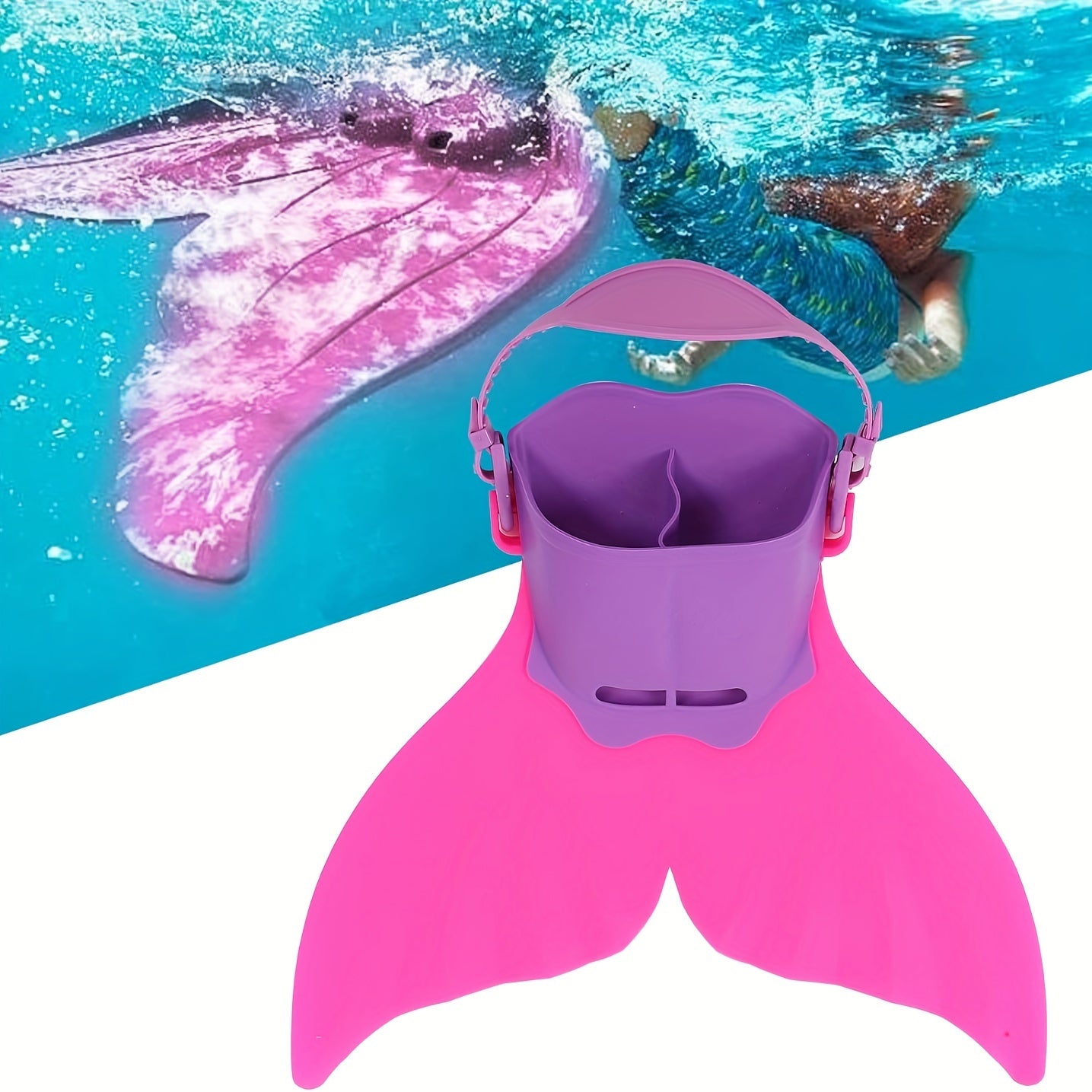 Adjustable Swim Fins for Pool Beach Swimming Diving Summer