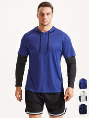 Men's Training Hoodie Quick Drying Gym Clothing