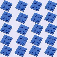 Christmas Architectural Bricks 20pcs Set 2X2 Wall Short Bricks