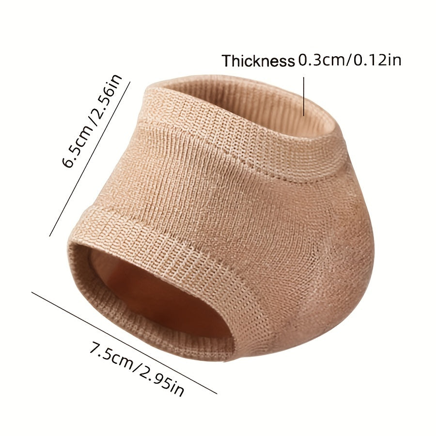Gel Silicone Heel Protector Sleeve Plantar Fasciitis Support Feet Care