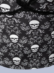 Skull Pattern Cami Top Lace V Neck Sleeveless Women's Lingerie