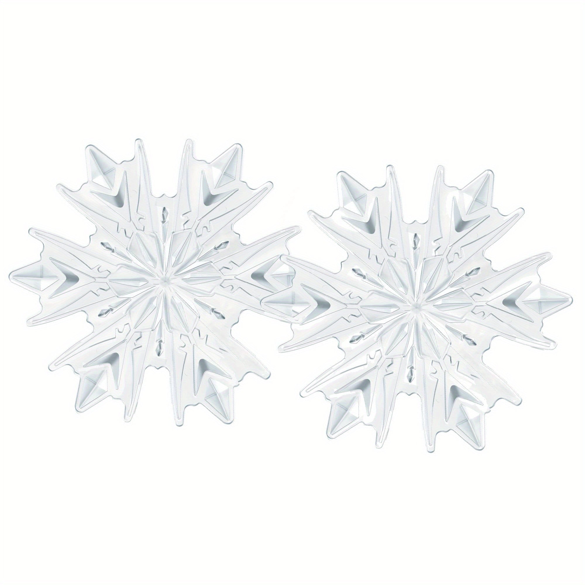 2pcs Snowboard Pedal Pads 3D Transparent Non Slip Snowflake Pedal Pad