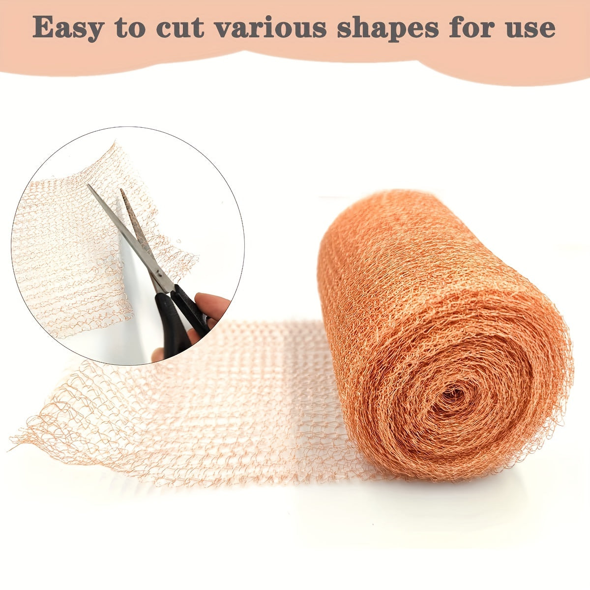 1pc Copper Mesh Rodent Mesh Sturdy Pure Copper Wire Mesh Gap Copper Blocker Fill