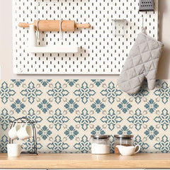 12pcs Nordic Style Floor Stickers Waterproof Home Decoration Tile Stickers