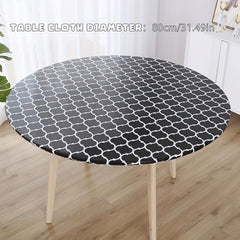 Waterproof Elastic Fitted Bohemian Tablecloth 121 152