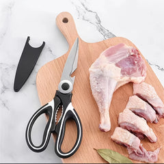 Stainless Steel Kitchen Scissors Food Scissors Strong Chicken Bone Scissors