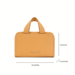 Women's Folding Makeup Bag Toiletry & Cosmetic Organizer for Travel