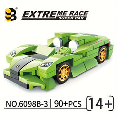 Building Blocks Convertible Kit Toy Gift Sports Car Series
