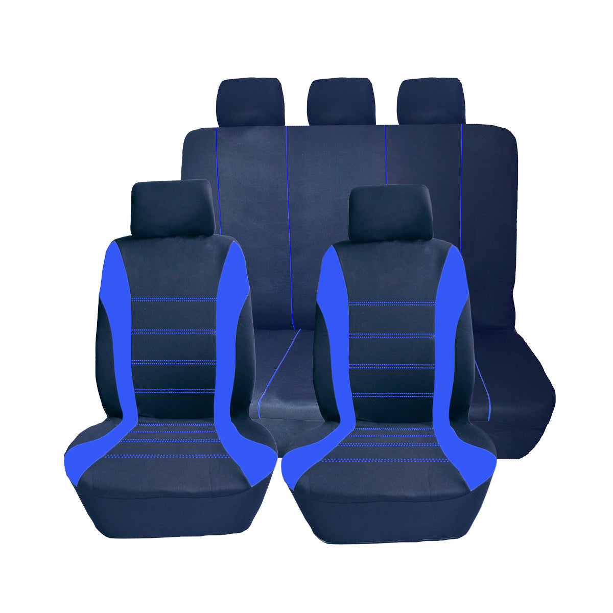 Car Universal Seat Cover 2mm Sponge 5 Seats Set