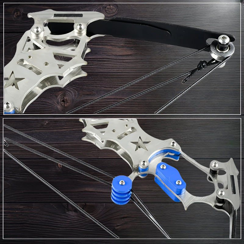 Mini Composite Bow Archery Set Stainless Steel Mini Bow Decompression Toy